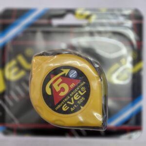 Cinta métrica retroblok 5mts evel