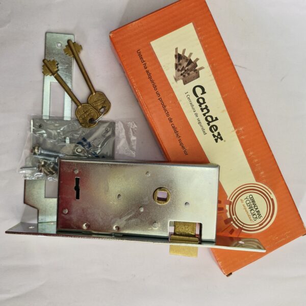 Cerradura Candex doble paleta caja ancha