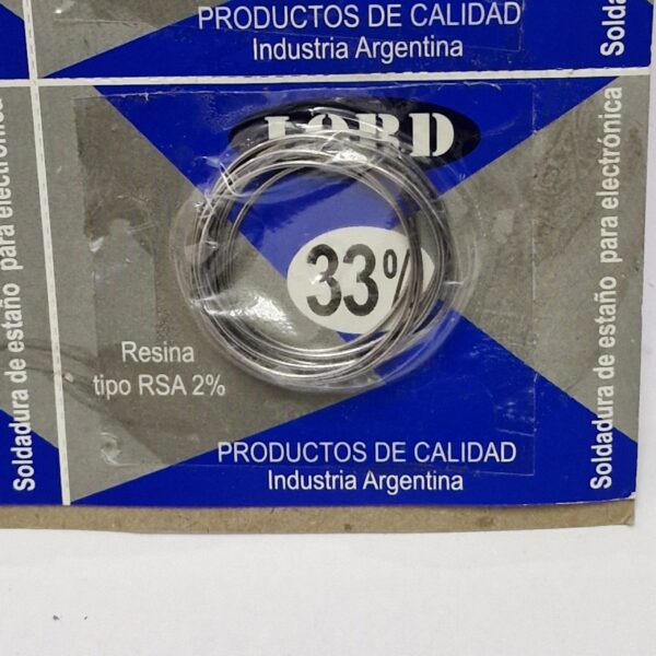 blister estaño 33% x 10