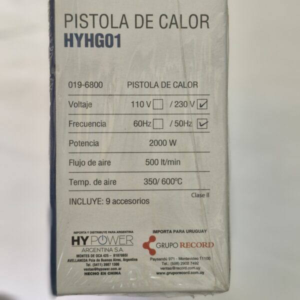 pistola de calor c/ caja HYUNDAI - Image 2