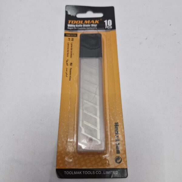 pack 10 hojas de repuesto cutter/trincheta 18 TOOLMAK