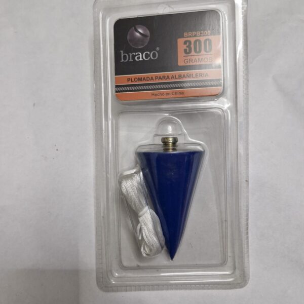 plomada de alb 300gr c/blister BRACO