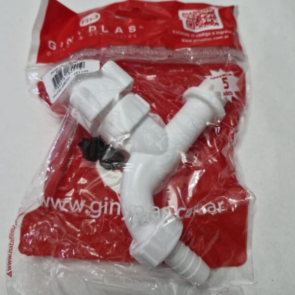 canilla esferica 1/2 pvc GINYPLAS